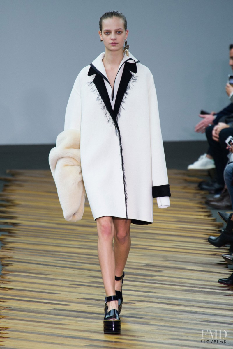 Ine Neefs featured in  the Celine fashion show for Autumn/Winter 2014