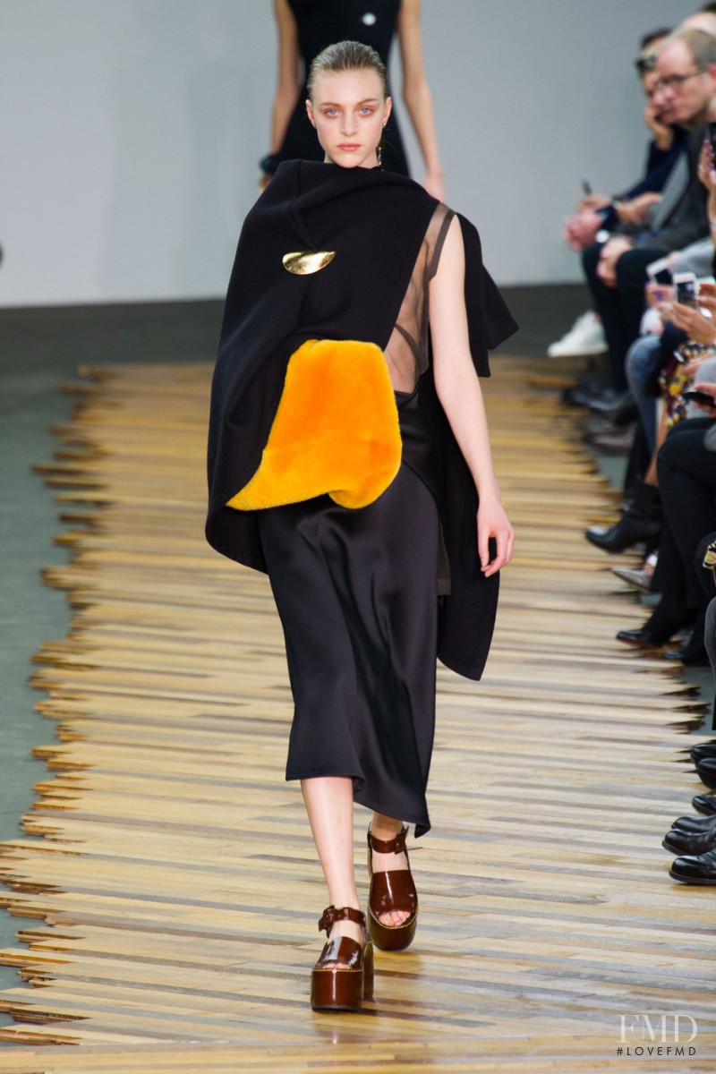 Hedvig Palm featured in  the Celine fashion show for Autumn/Winter 2014