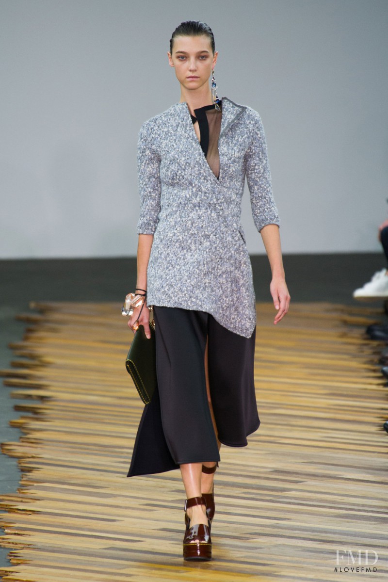 Stephanie Joy Field featured in  the Celine fashion show for Autumn/Winter 2014