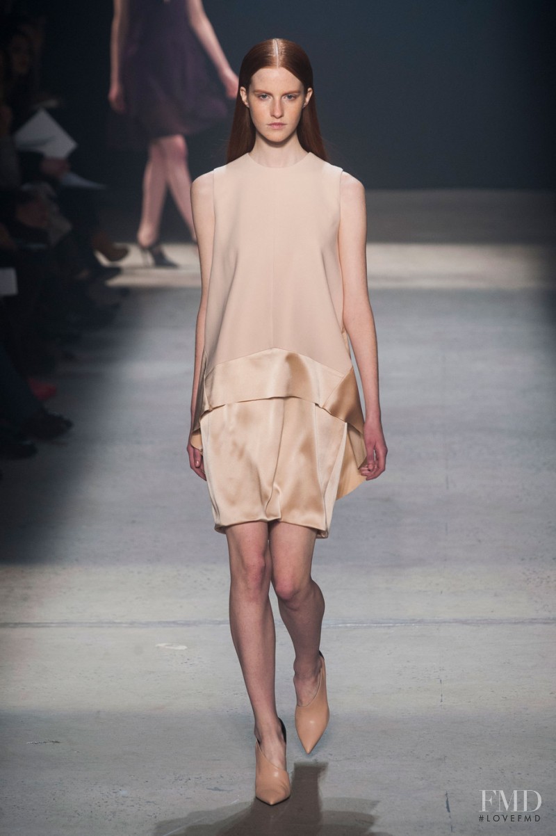 Magdalena Jasek featured in  the Narciso Rodriguez fashion show for Autumn/Winter 2014