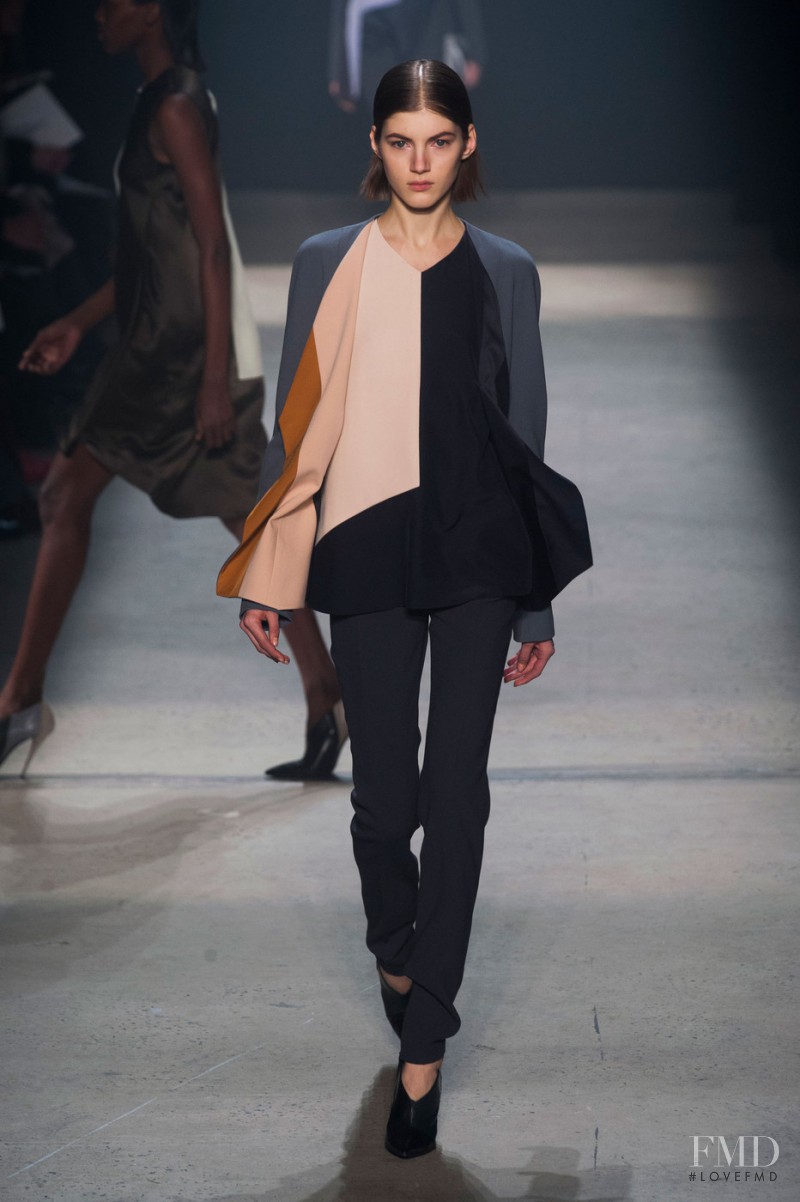 Valery Kaufman featured in  the Narciso Rodriguez fashion show for Autumn/Winter 2014