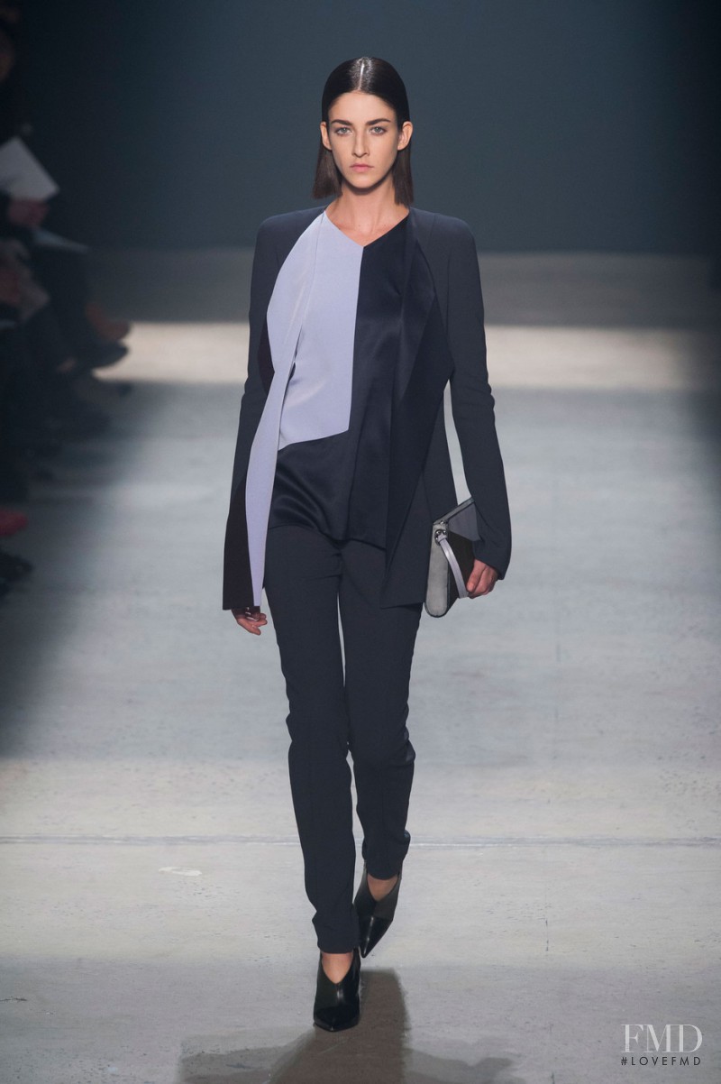Cristina Herrmann featured in  the Narciso Rodriguez fashion show for Autumn/Winter 2014