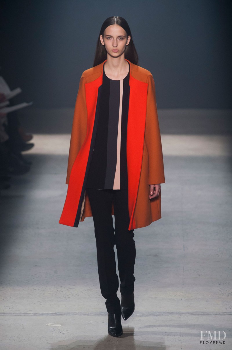 Waleska Gorczevski featured in  the Narciso Rodriguez fashion show for Autumn/Winter 2014