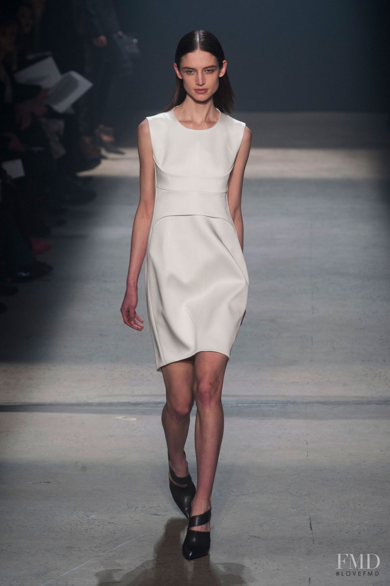 Kate Goodling featured in  the Narciso Rodriguez fashion show for Autumn/Winter 2014