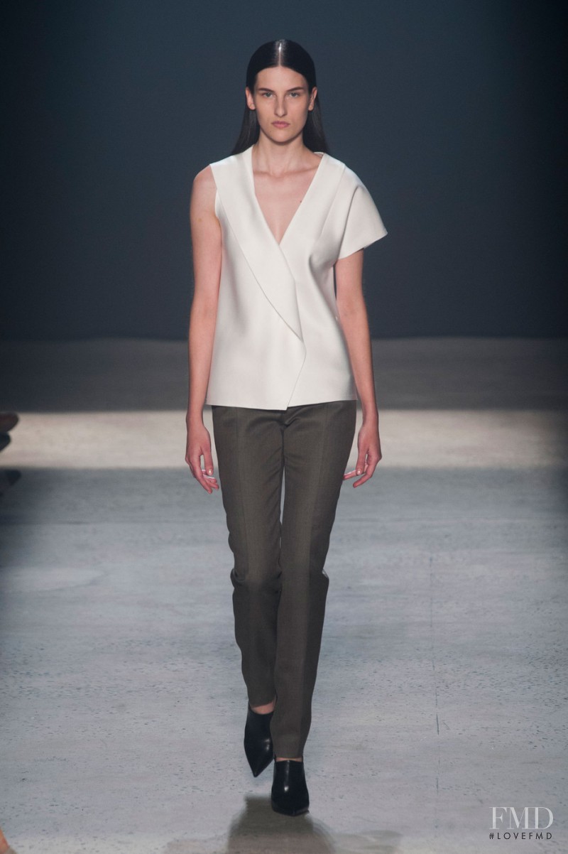Katia Selinger featured in  the Narciso Rodriguez fashion show for Autumn/Winter 2014
