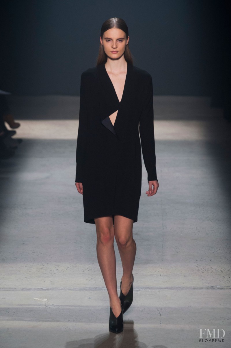 Tilda Lindstam featured in  the Narciso Rodriguez fashion show for Autumn/Winter 2014