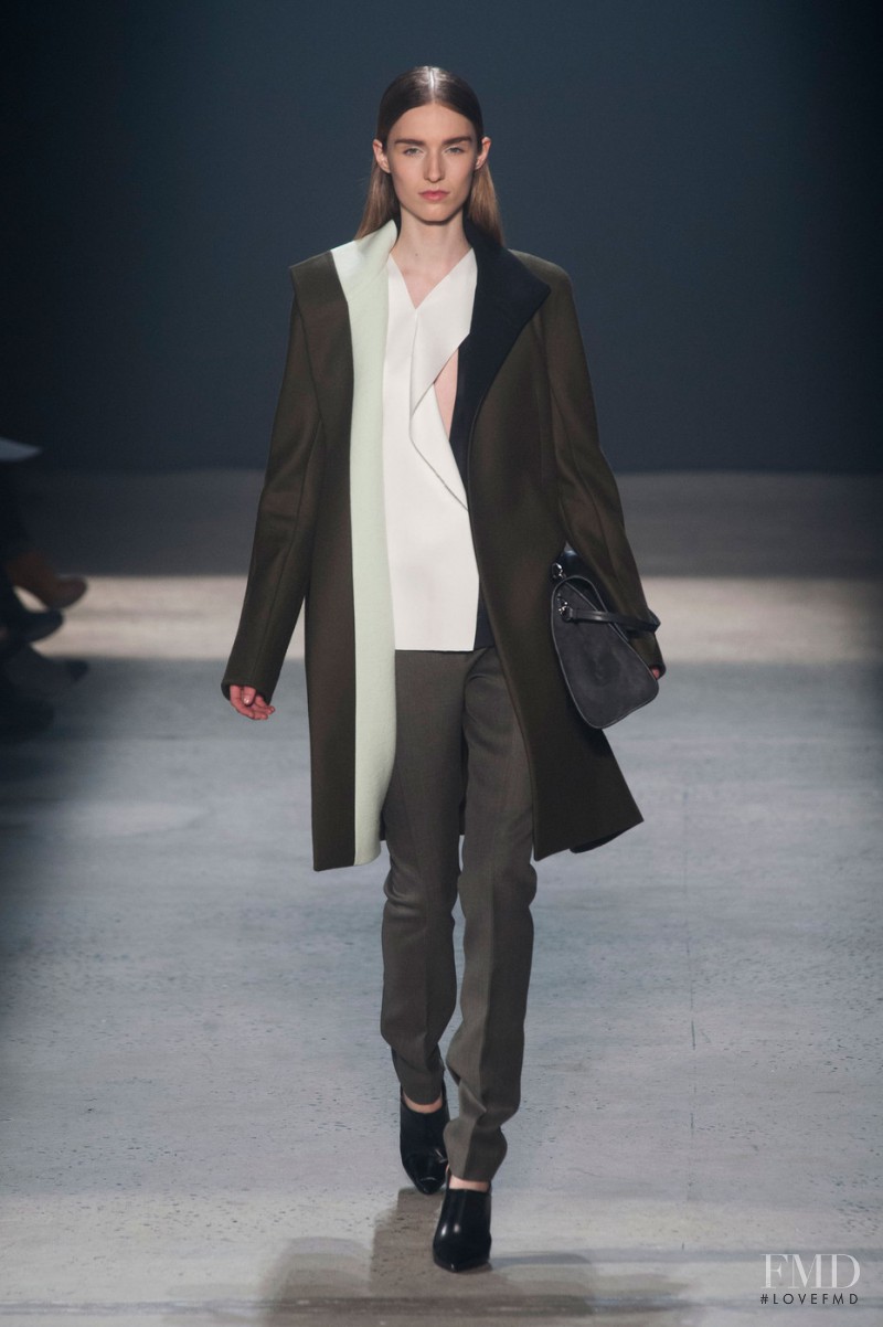 Manuela Frey featured in  the Narciso Rodriguez fashion show for Autumn/Winter 2014
