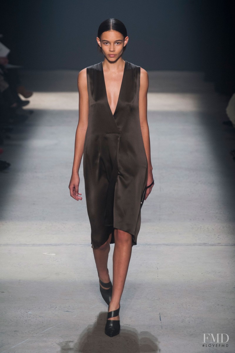 Binx Walton featured in  the Narciso Rodriguez fashion show for Autumn/Winter 2014