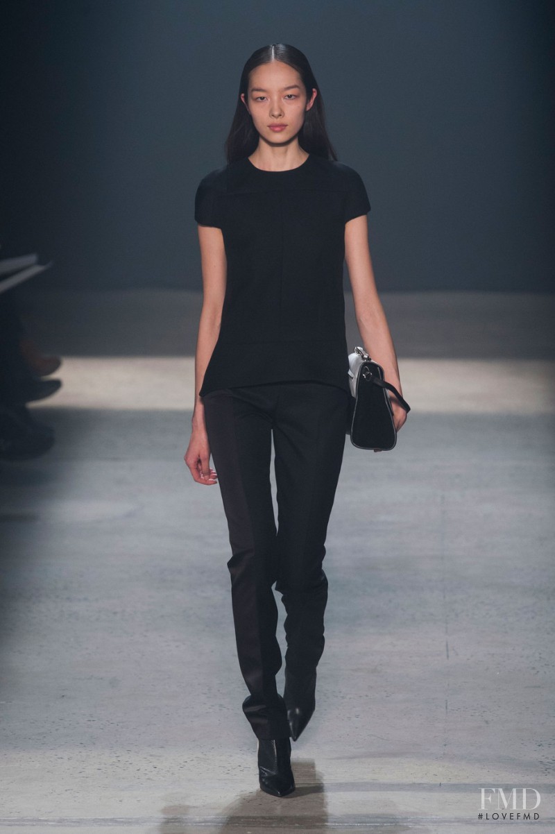 Fei Fei Sun featured in  the Narciso Rodriguez fashion show for Autumn/Winter 2014