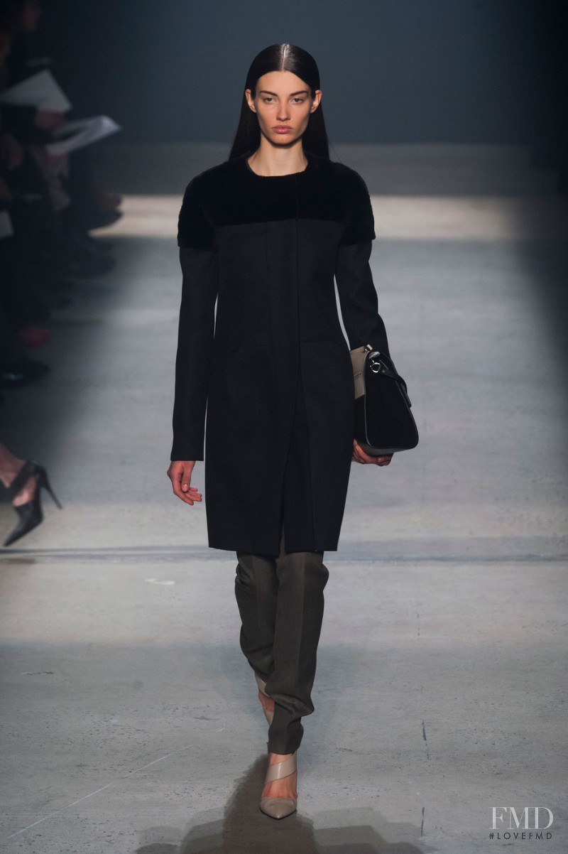Dana Taylor featured in  the Narciso Rodriguez fashion show for Autumn/Winter 2014