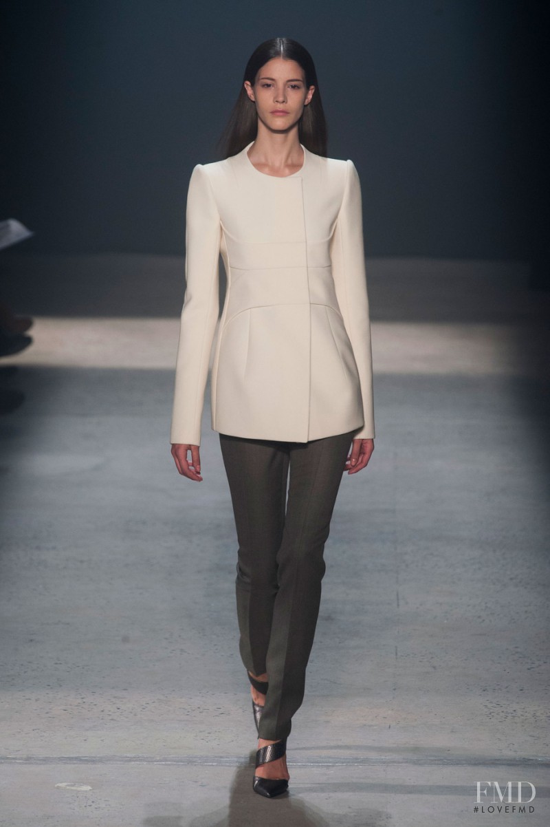 Carla Ciffoni featured in  the Narciso Rodriguez fashion show for Autumn/Winter 2014