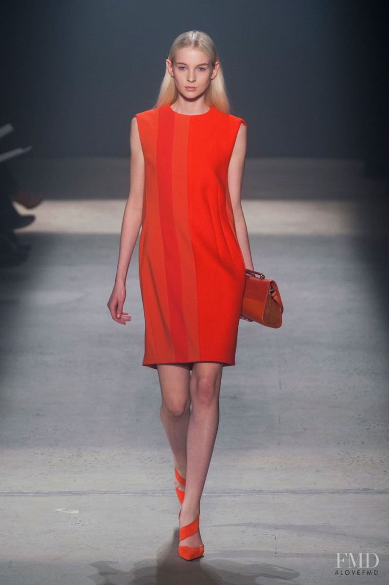 Nastya Sten featured in  the Narciso Rodriguez fashion show for Autumn/Winter 2014