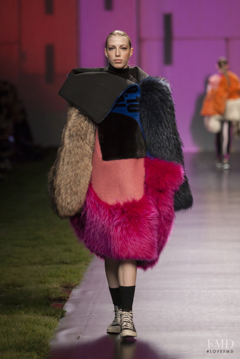 Chiara Mazzoleni featured in  the Designers Remix fashion show for Autumn/Winter 2014