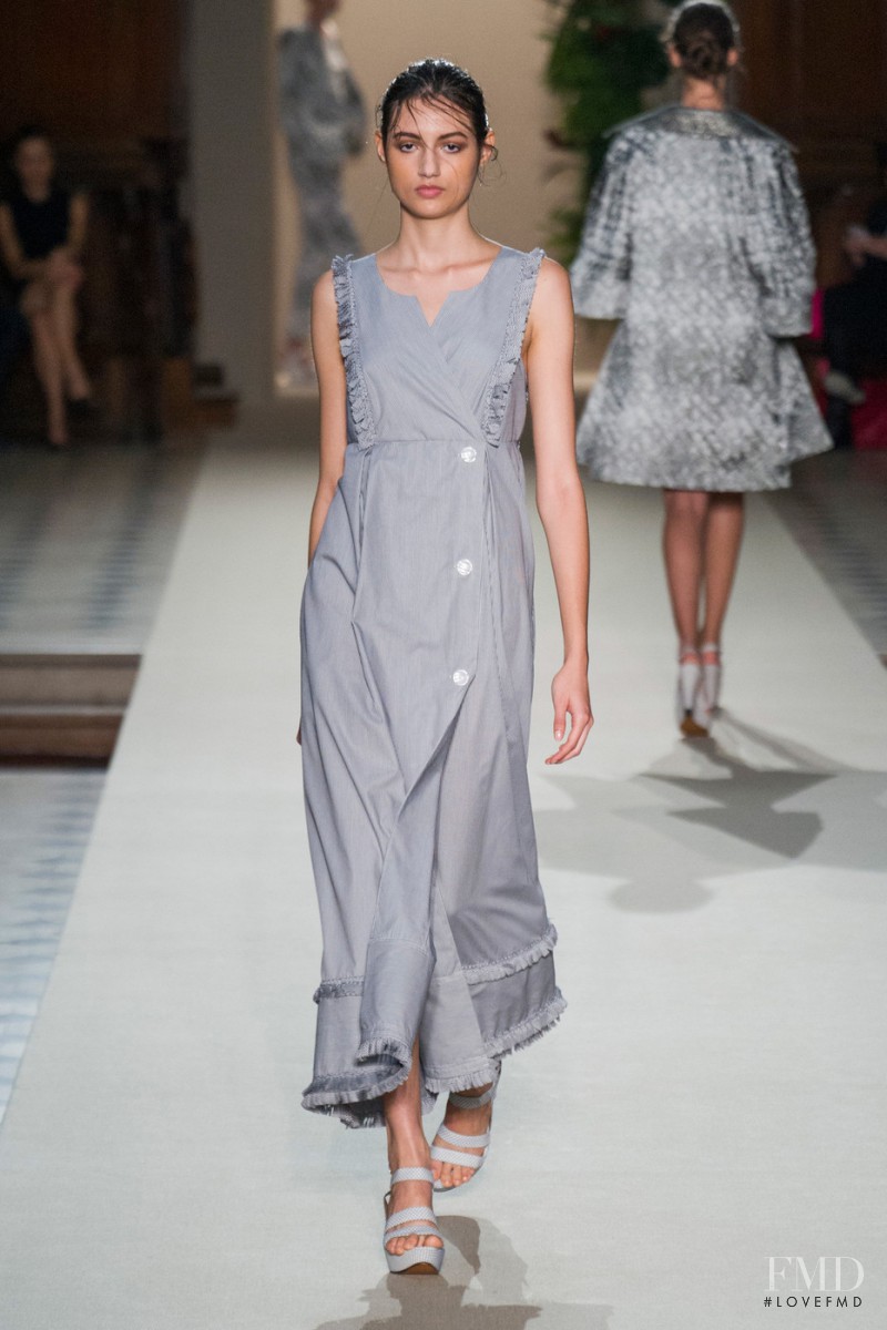 Bruna Ludtke featured in  the Pascal Millet fashion show for Spring/Summer 2014
