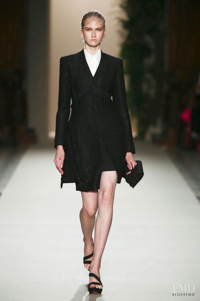 Anna Martynova featured in  the Pascal Millet fashion show for Spring/Summer 2014