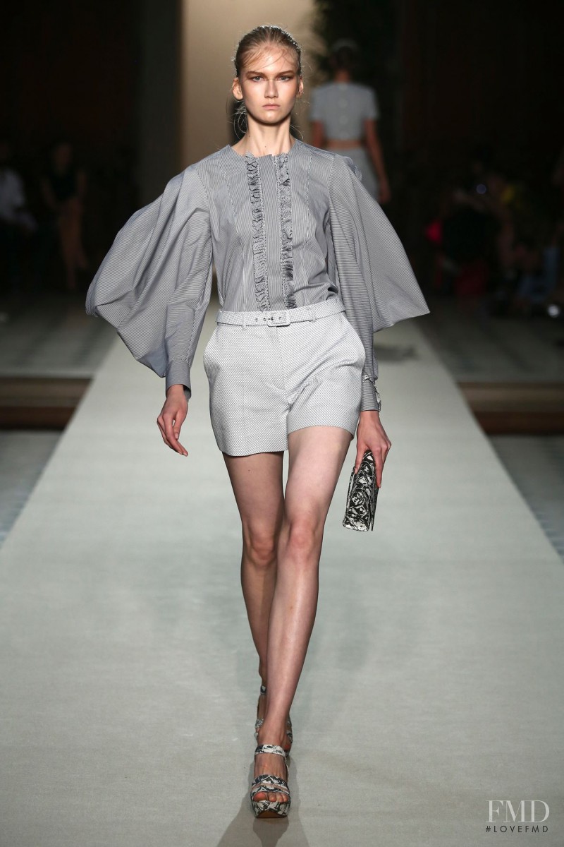 Anna Martynova featured in  the Pascal Millet fashion show for Spring/Summer 2014