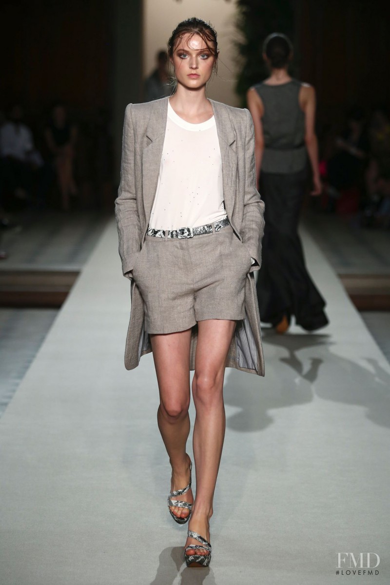Kamila Hansen featured in  the Pascal Millet fashion show for Spring/Summer 2014