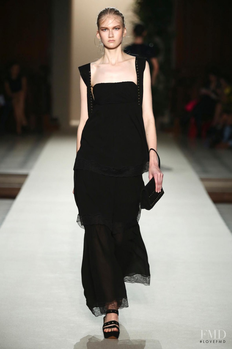 Anna Martynova featured in  the Pascal Millet fashion show for Spring/Summer 2014