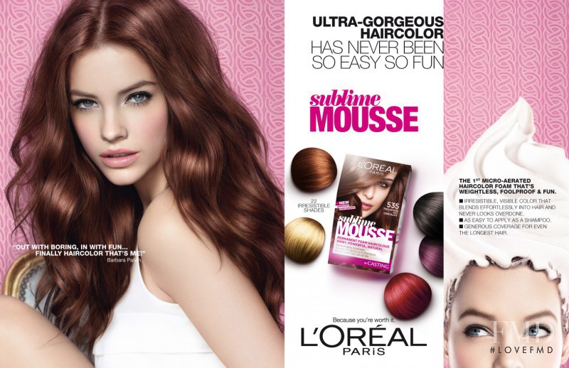 Barbara Palvin featured in  the L\'Oreal Paris sublime Mousse advertisement for Summer 2013