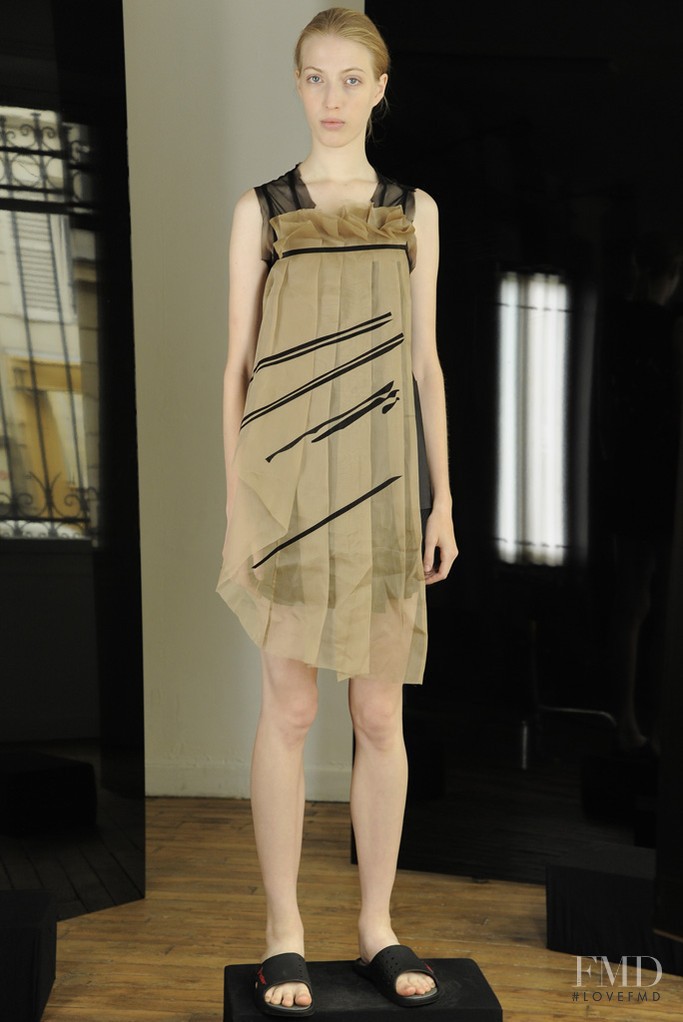 Chiara Mazzoleni featured in  the No Editions fashion show for Spring/Summer 2014