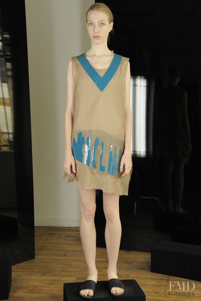 Chiara Mazzoleni featured in  the No Editions fashion show for Spring/Summer 2014