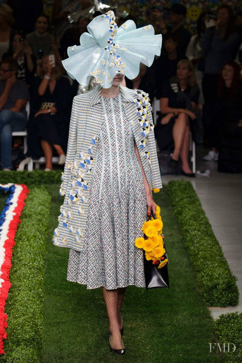 Kelsey Warman featured in  the Thom Browne fashion show for Spring/Summer 2015