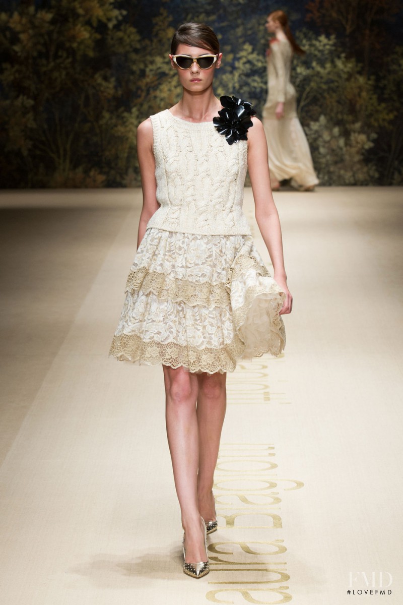 Dasha Khlynova featured in  the Laura Biagiotti fashion show for Spring/Summer 2014