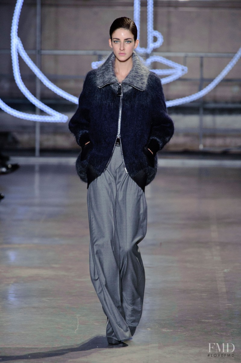 Cristina Herrmann featured in  the Jean-Charles De Castelbajac fashion show for Autumn/Winter 2014