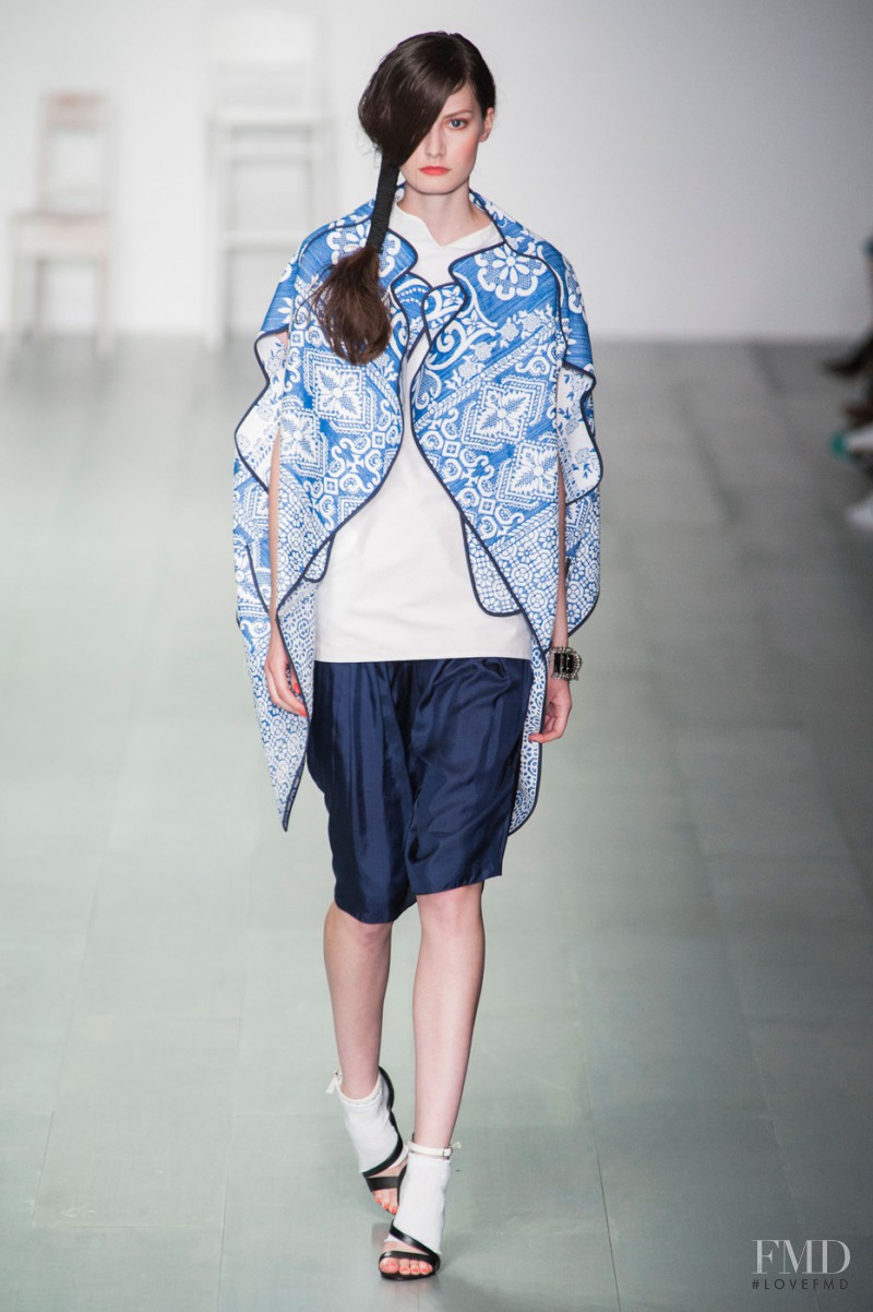 Viktoria Machajdik featured in  the Bora Aksu fashion show for Spring/Summer 2015