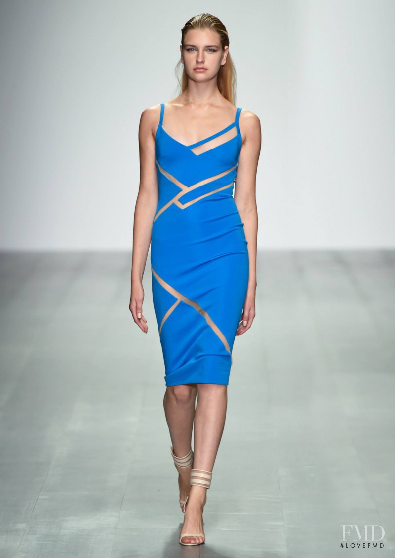 Ieva Palionyte featured in  the David Koma fashion show for Spring/Summer 2015