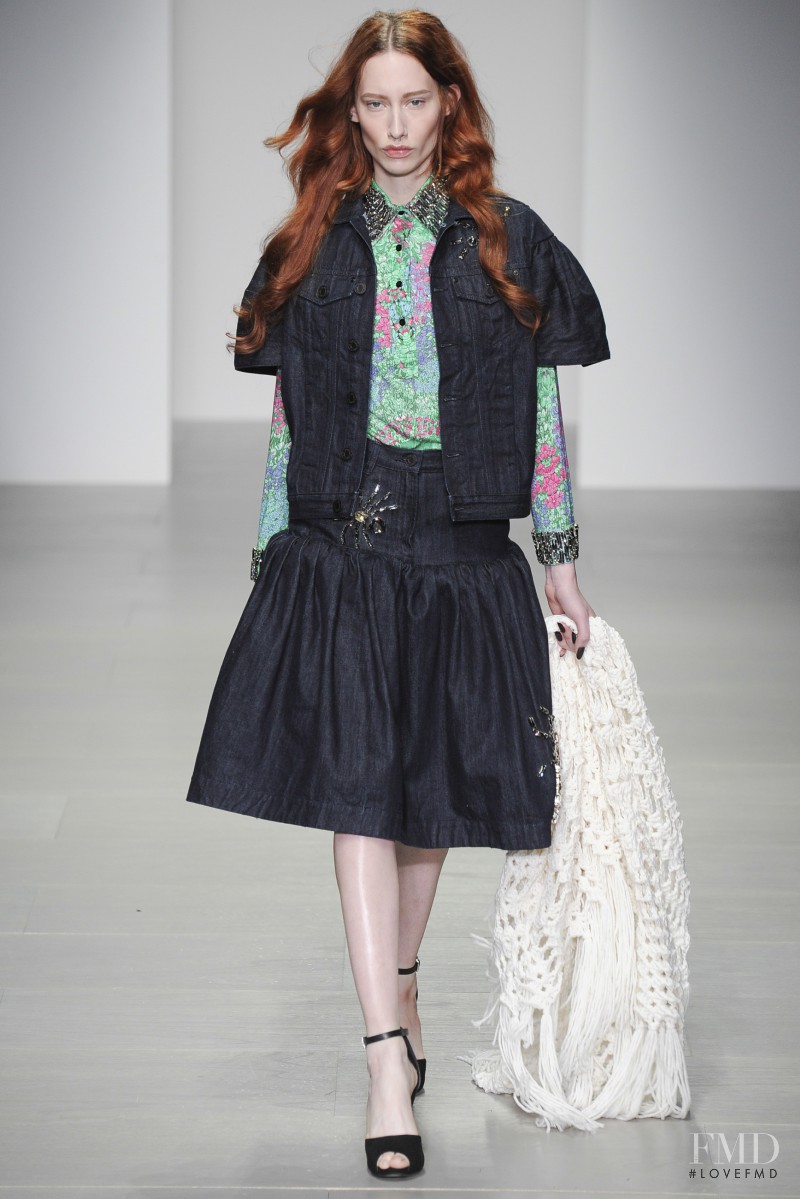 Marina Krtinic featured in  the Sister by Sibling fashion show for Autumn/Winter 2014