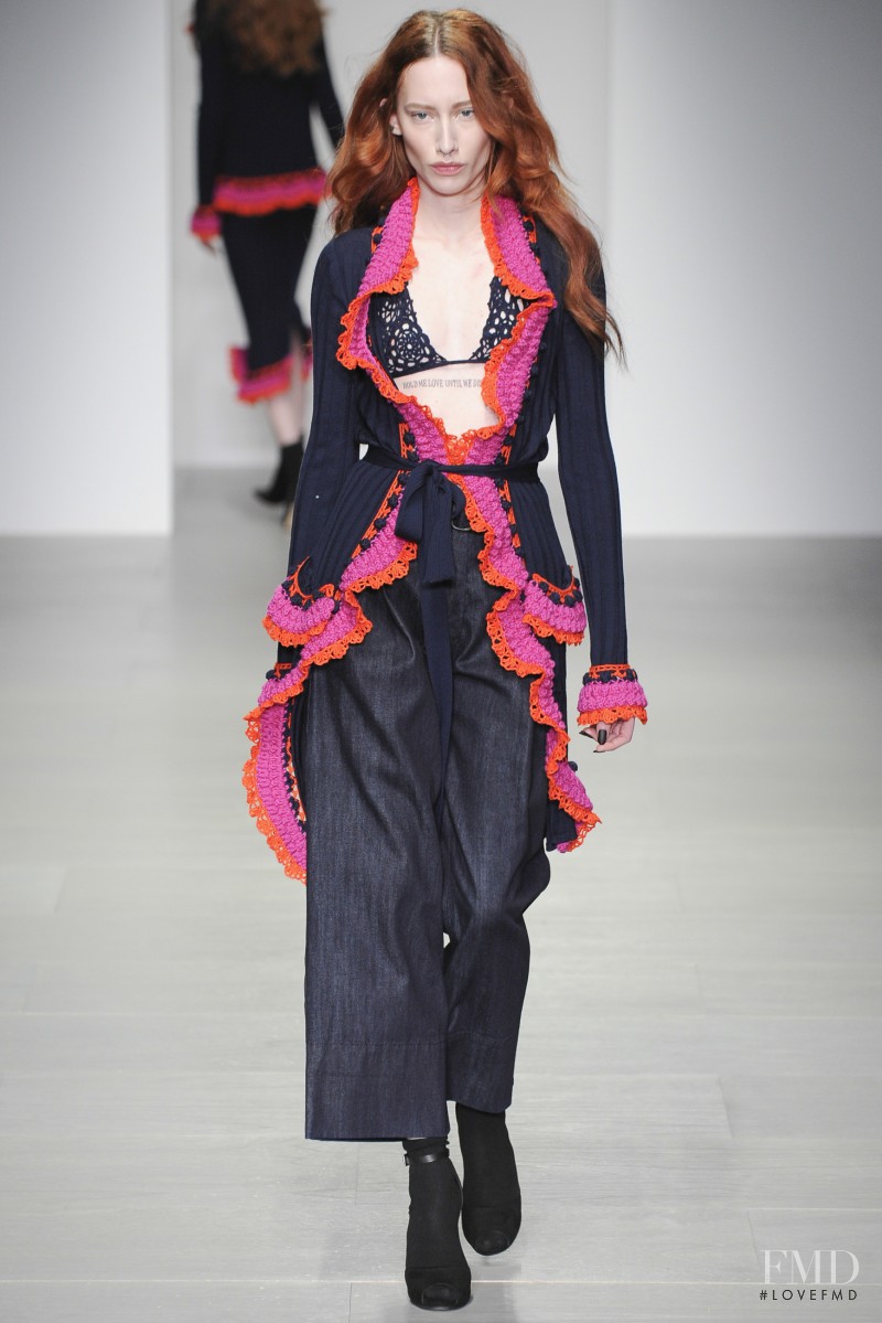 Marina Krtinic featured in  the Sister by Sibling fashion show for Autumn/Winter 2014