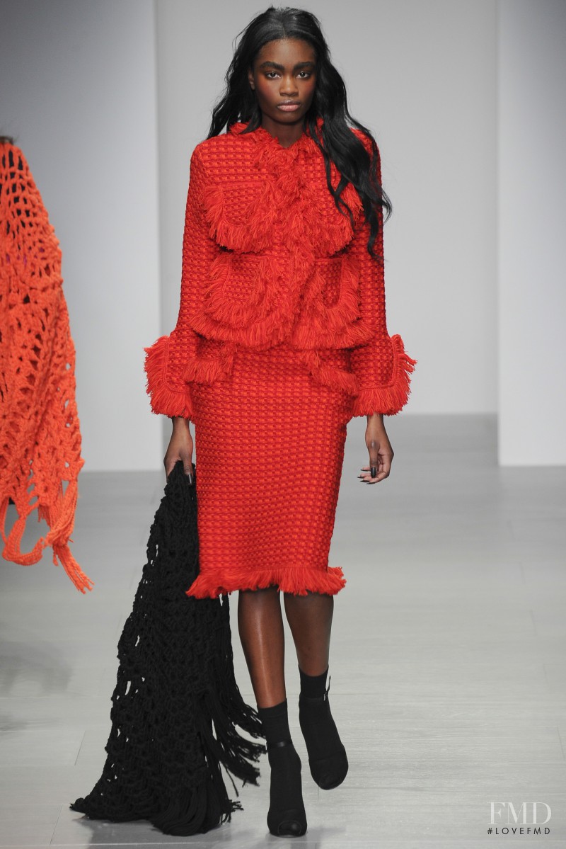 Kayla Clarke featured in  the Sister by Sibling fashion show for Autumn/Winter 2014