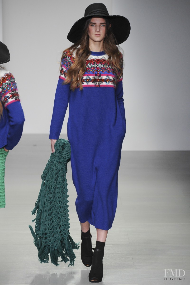 Olivia David featured in  the Sister by Sibling fashion show for Autumn/Winter 2014