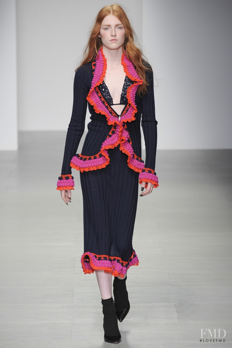 Imogen Rochester featured in  the Sister by Sibling fashion show for Autumn/Winter 2014