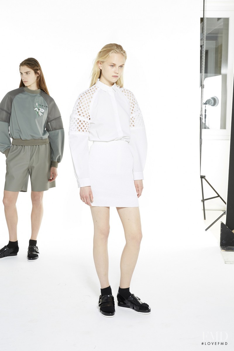 Olivia David featured in  the Carven fashion show for Resort 2015