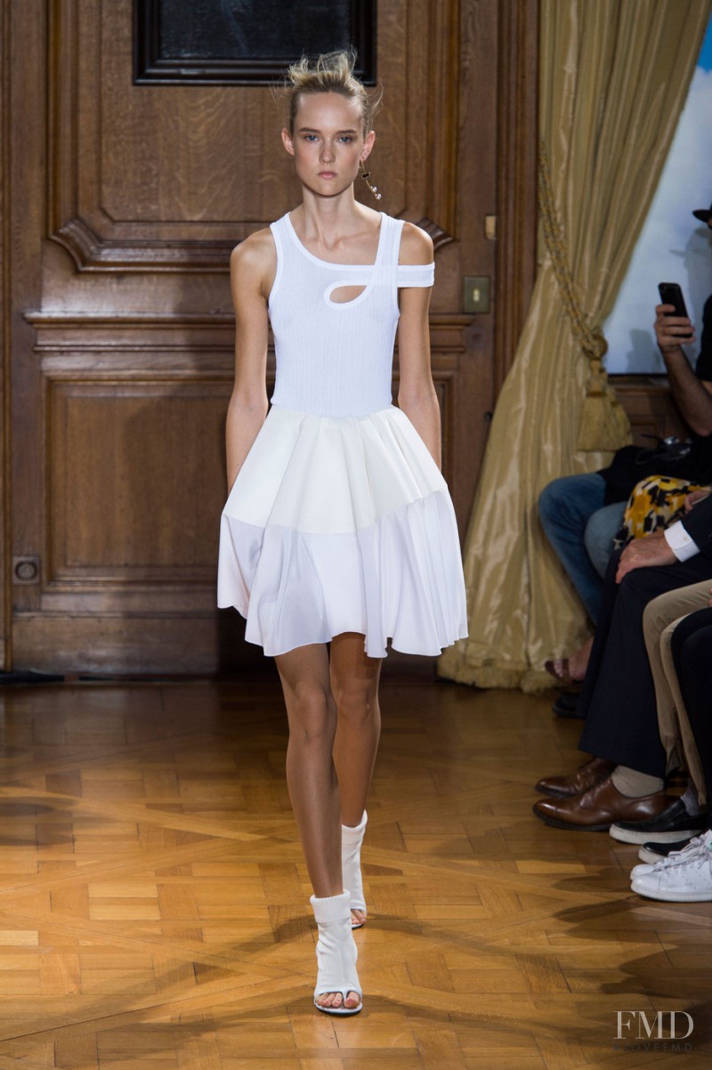 Harleth Kuusik featured in  the Viktor & Rolf fashion show for Spring/Summer 2015