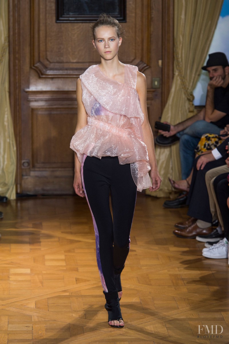 Margarita Pugovka featured in  the Viktor & Rolf fashion show for Spring/Summer 2015
