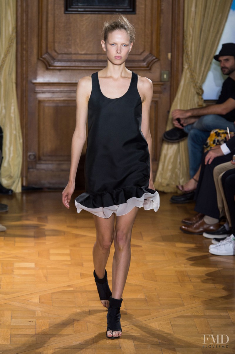 Lina Berg featured in  the Viktor & Rolf fashion show for Spring/Summer 2015