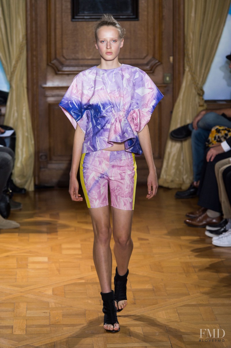 Anine Van Velzen featured in  the Viktor & Rolf fashion show for Spring/Summer 2015