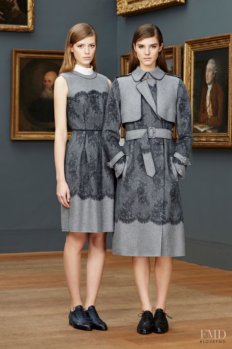 Olivia David featured in  the Erdem fashion show for Pre-Fall 2015