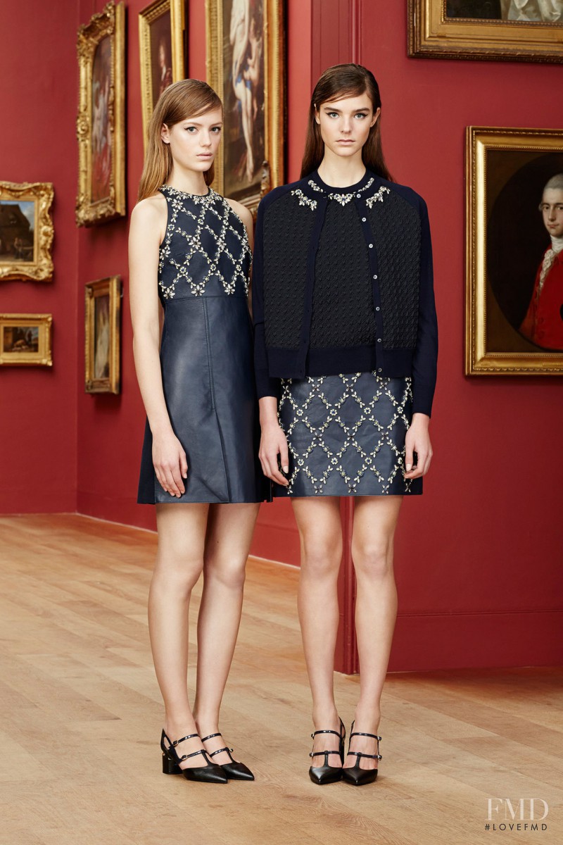 Olivia David featured in  the Erdem fashion show for Pre-Fall 2015