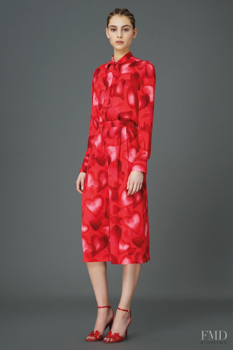 Romy Schönberger featured in  the Valentino lookbook for Pre-Fall 2015