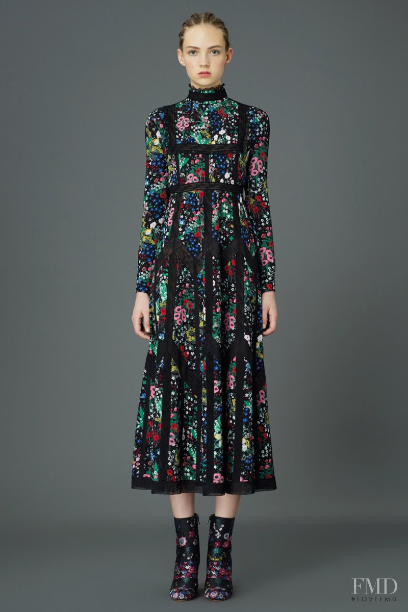 Adrienne Juliger featured in  the Valentino lookbook for Pre-Fall 2015