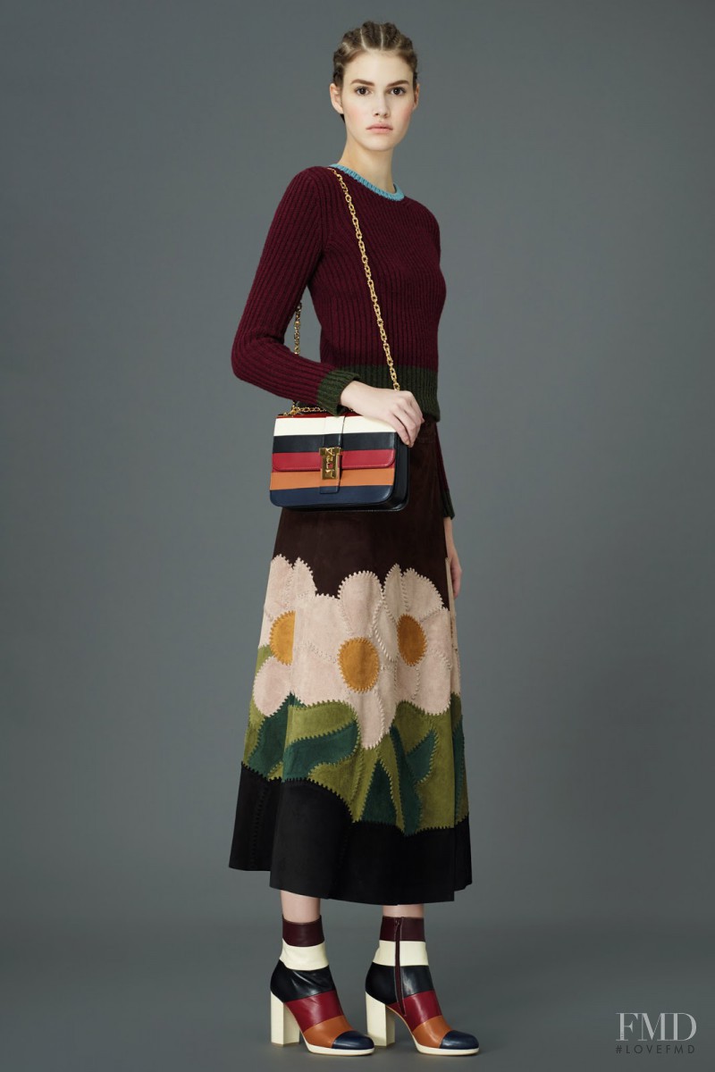 Vanessa Moody featured in  the Valentino lookbook for Pre-Fall 2015
