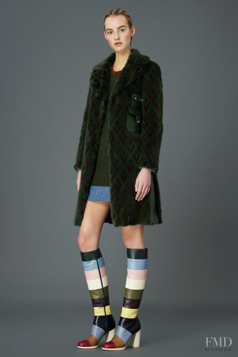 Maartje Verhoef featured in  the Valentino lookbook for Pre-Fall 2015