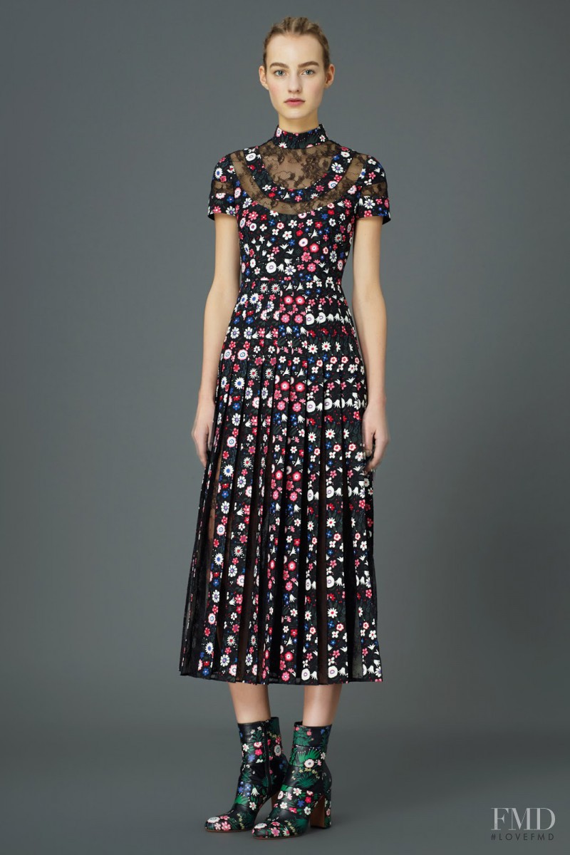Maartje Verhoef featured in  the Valentino lookbook for Pre-Fall 2015