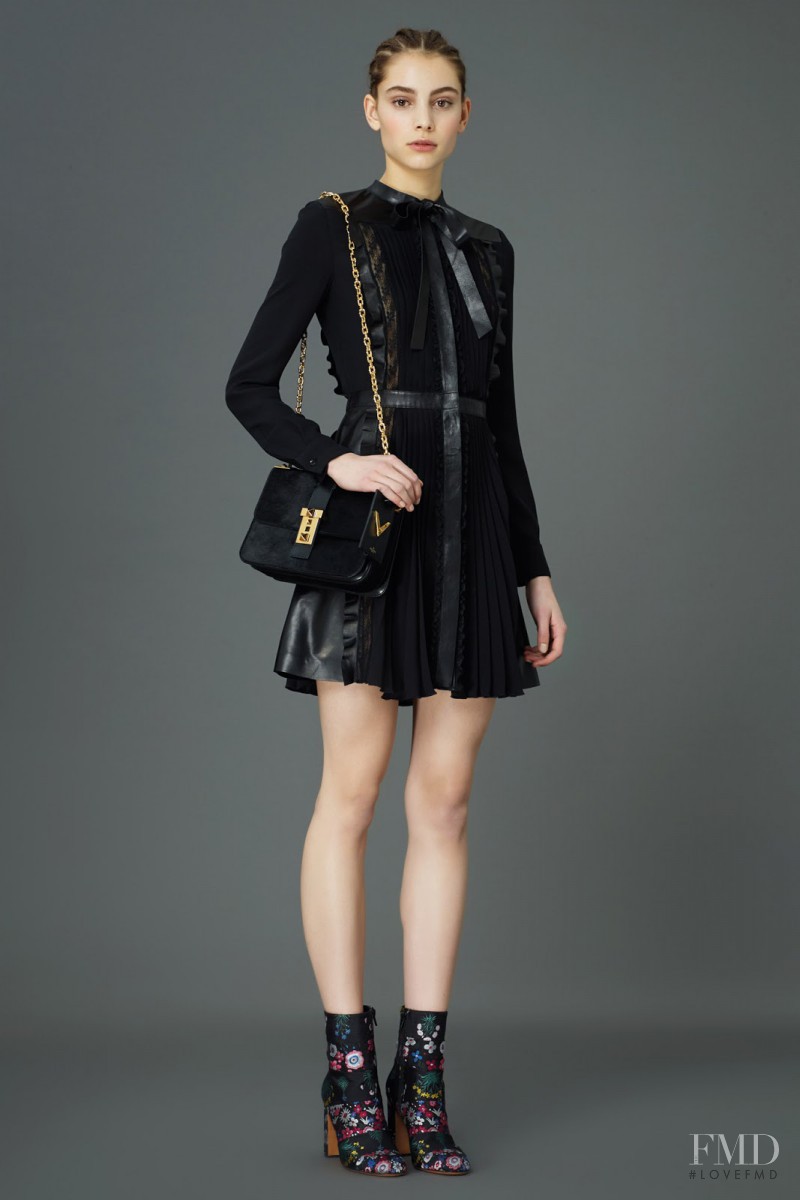 Romy Schönberger featured in  the Valentino lookbook for Pre-Fall 2015