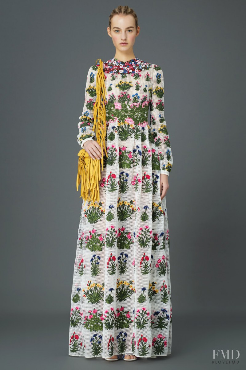 Maartje Verhoef featured in  the Valentino lookbook for Pre-Fall 2015