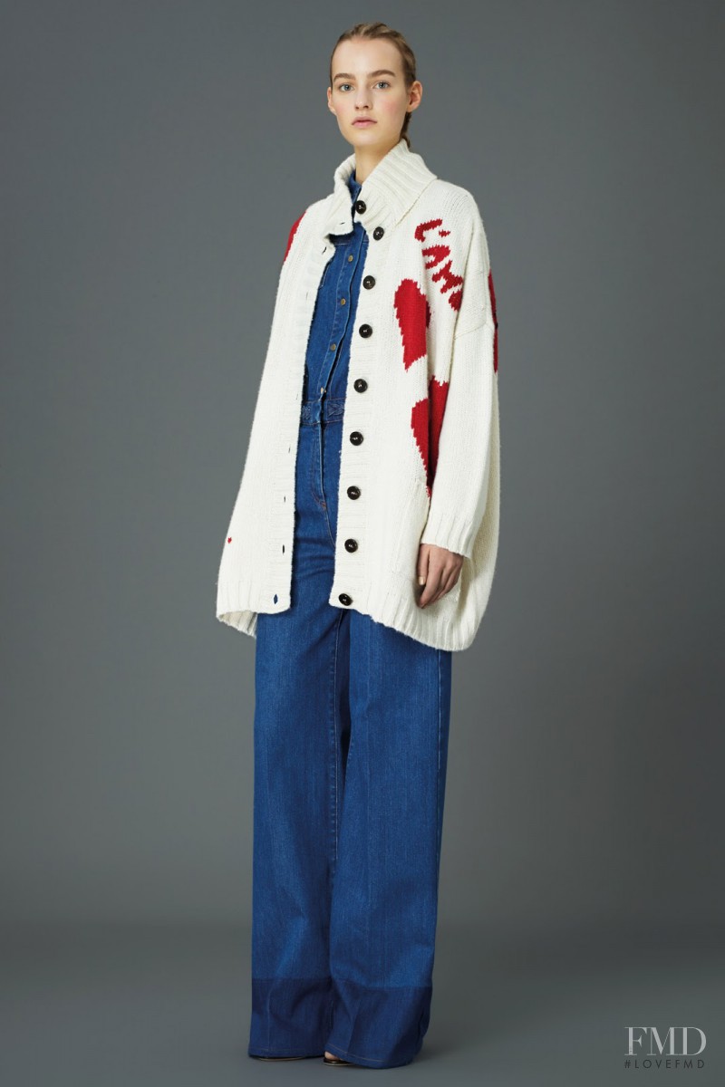 Maartje Verhoef featured in  the Valentino lookbook for Pre-Fall 2015